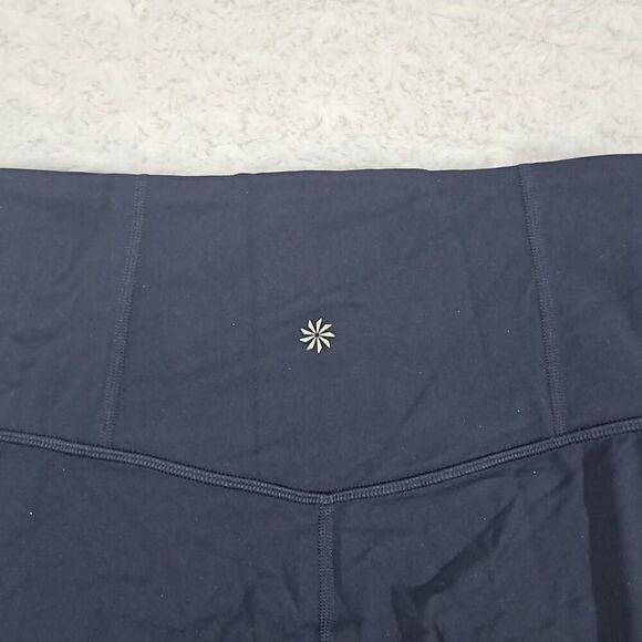 Athleta Womens Small Elation Capri Blue Gym Workout Yoga Activewear Running HIIT - Picture 7 of 8
